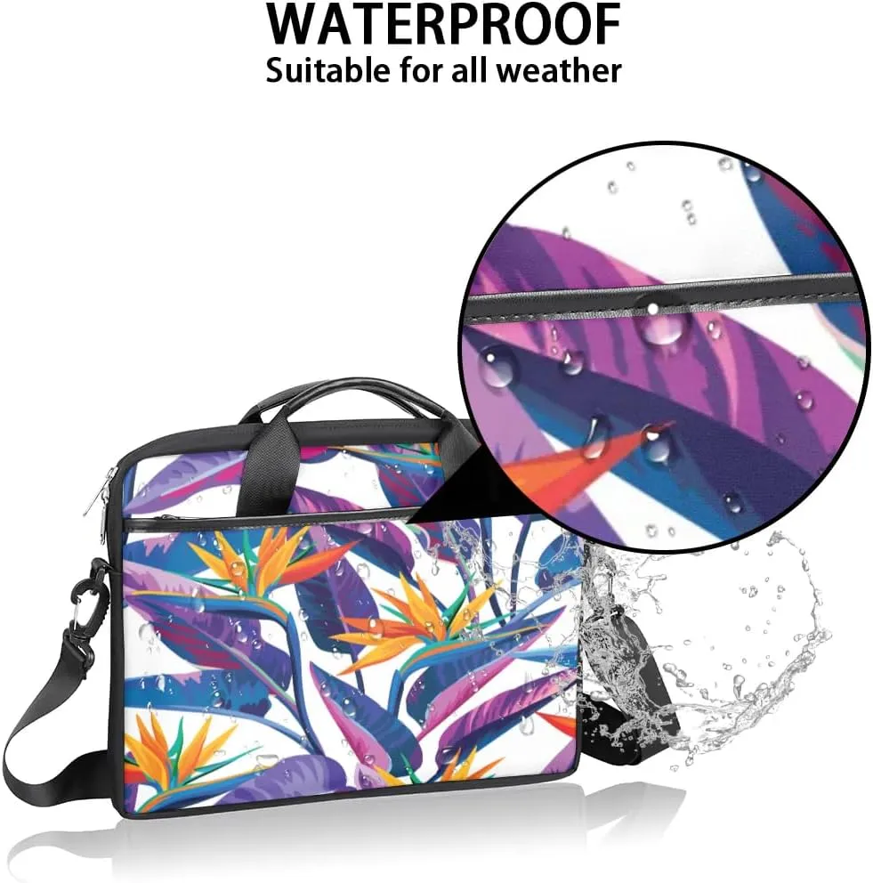 Laptop Shoulder Bag for 13-15 Inch Waterproof Laptop Sleeve Case Bag Slim Computer Carry Case Computer Cases for Laptops
