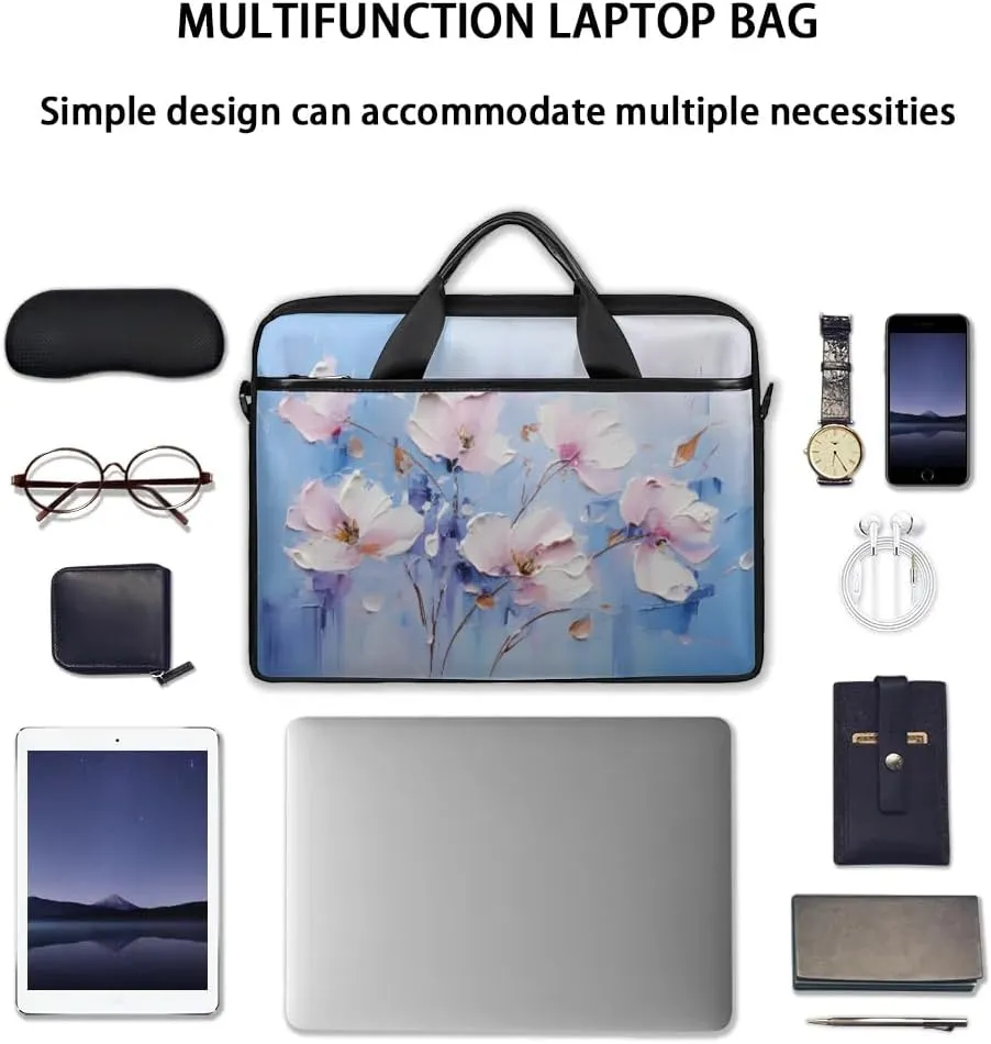 Laptop Shoulder Bag for 13-15 Inch Waterproof Laptop Sleeve Case Bag Slim Computer Carry Case Computer Cases for Laptops