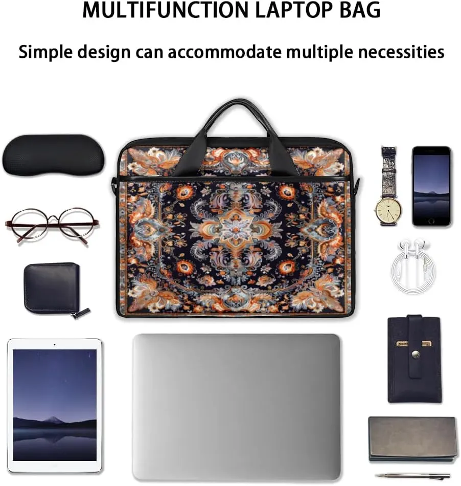 Laptop Shoulder Bag for 13-15 Inch Waterproof Laptop Sleeve Case Bag Slim Computer Carry Case Computer Cases for Laptops