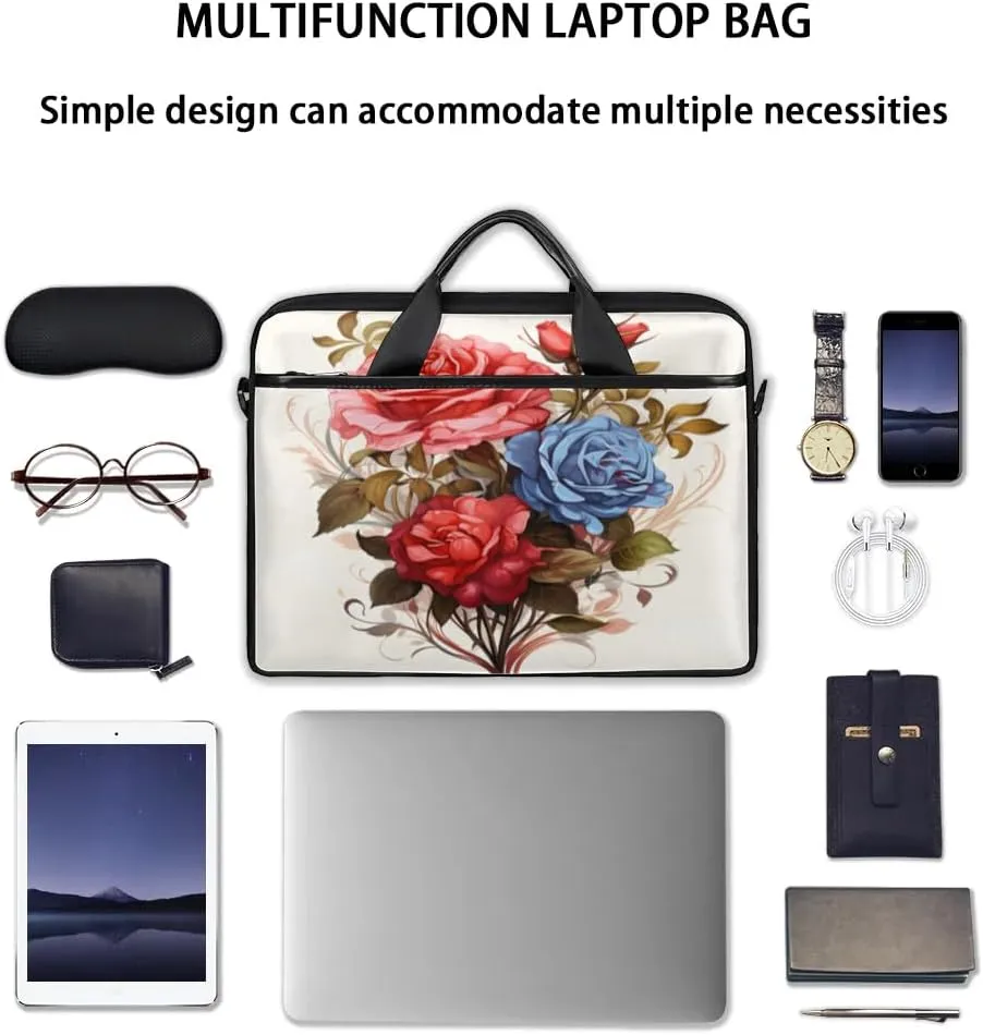 Laptop Shoulder Bag for 13-15 Inch Waterproof Laptop Sleeve Case Bag Slim Computer Carry Case Computer Cases for Laptops