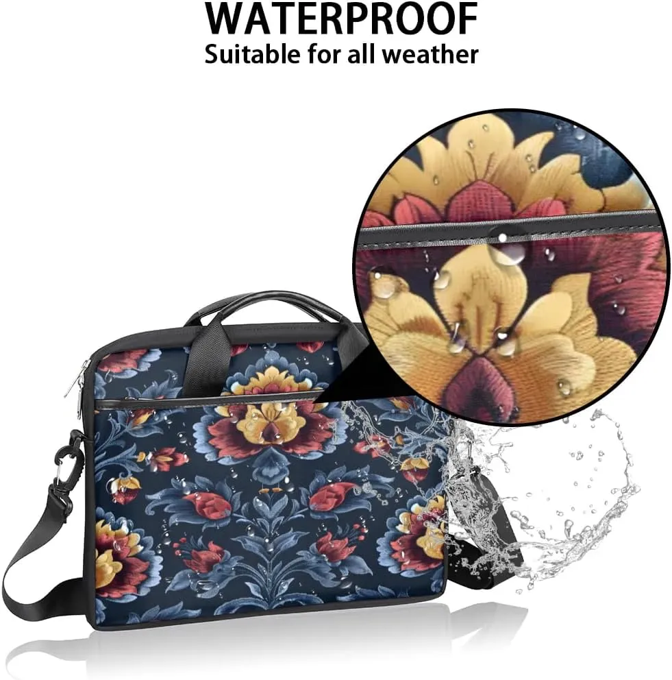 Laptop Shoulder Bag for 13-15 Inch Waterproof Laptop Sleeve Case Bag Slim Computer Carry Case Computer Cases for Laptops