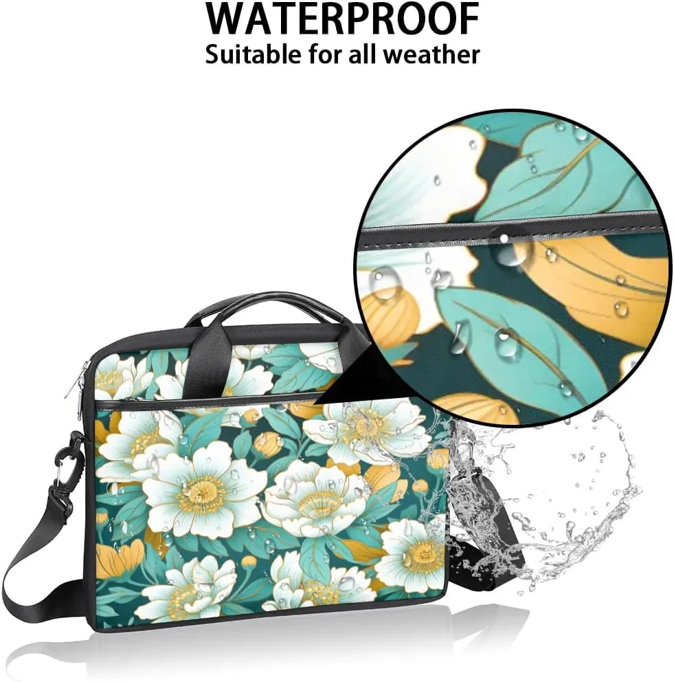 Laptop Shoulder Bag for 13-15 Inch Waterproof Laptop Sleeve Case Bag Slim Computer Carry Case Computer Cases for Laptops