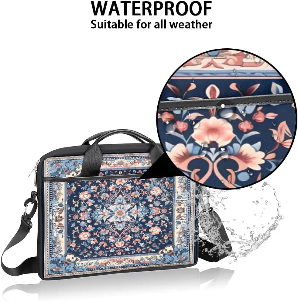 Laptop Shoulder Bag for 13-15 Inch Waterproof Laptop Sleeve Case Bag Slim Computer Carry Case Computer Cases for Laptops