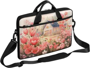 Laptop Shoulder Bag for 13-15 Inch Waterproof Laptop Sleeve Case Bag Slim Computer Carry Case Computer Cases for Laptops