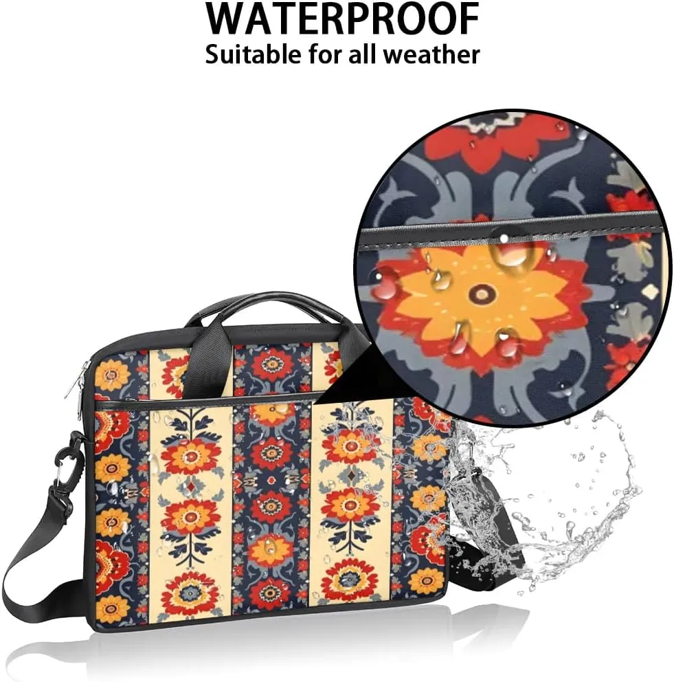 Laptop Shoulder Bag for 13-15 Inch Waterproof Laptop Sleeve Case Bag Slim Computer Carry Case Computer Cases for Laptops