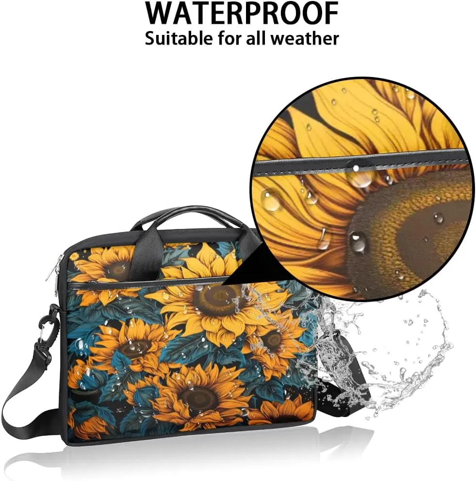 Laptop Shoulder Bag for 13-15 Inch Waterproof Laptop Sleeve Case Bag Slim Computer Carry Case Computer Cases for Laptops