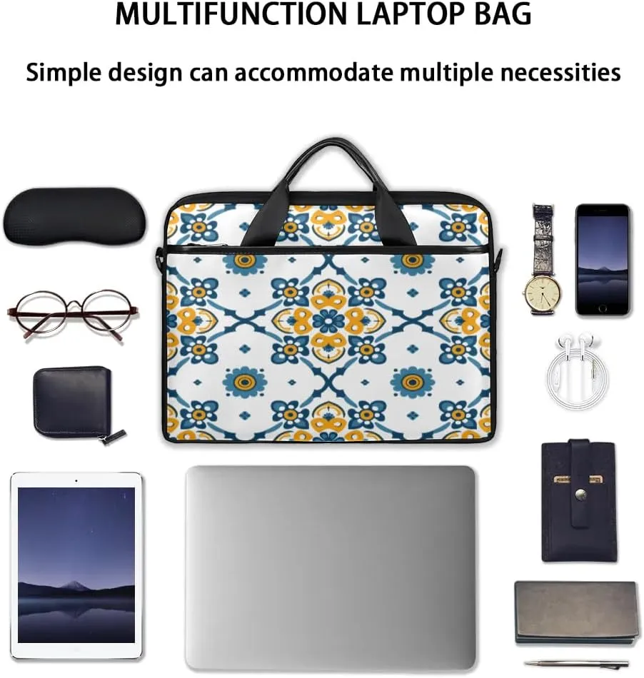 Laptop Shoulder Bag for 13-15 Inch Waterproof Laptop Sleeve Case Bag Slim Computer Carry Case Computer Cases for Laptops