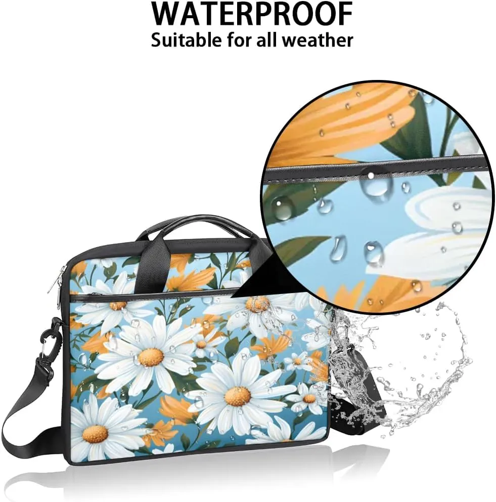 Laptop Shoulder Bag for 13-15 Inch Waterproof Laptop Sleeve Case Bag Slim Computer Carry Case Computer Cases for Laptops