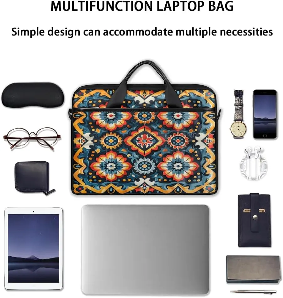Laptop Shoulder Bag for 13-15 Inch Waterproof Laptop Sleeve Case Bag Slim Computer Carry Case Computer Cases for Laptops