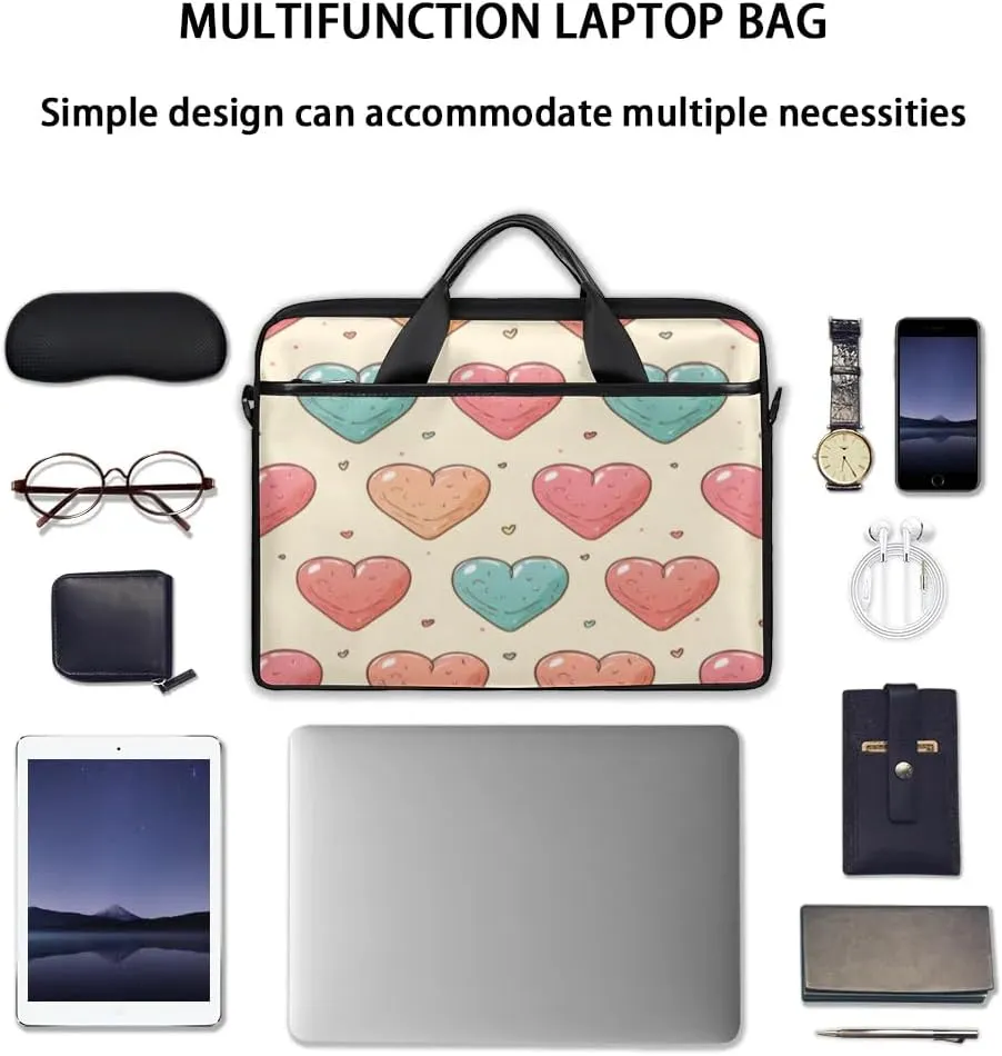 Laptop Shoulder Bag for 13-15 Inch Waterproof Laptop Sleeve Case Bag Slim Computer Carry Case Computer Cases for Laptops