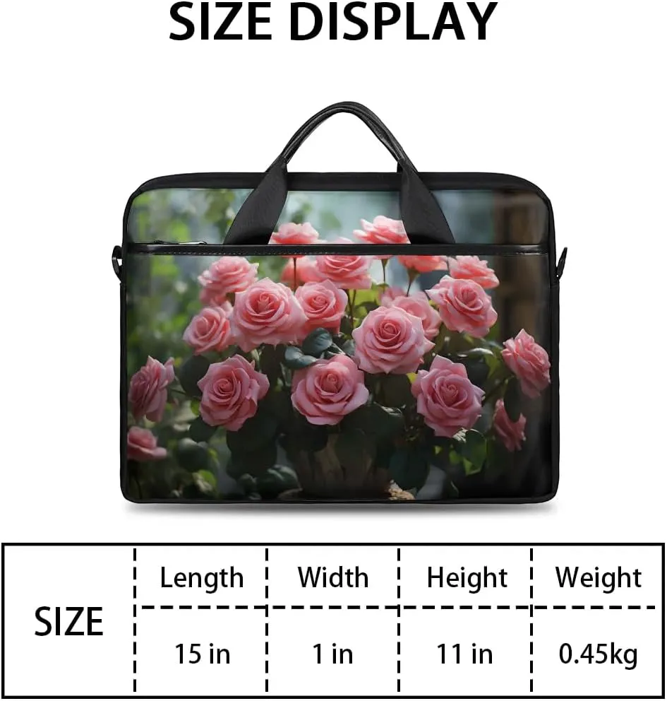 Laptop Shoulder Bag for 13-15 Inch Waterproof Laptop Sleeve Case Bag Slim Computer Carry Case Computer Cases for Laptops