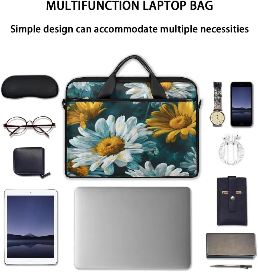 Laptop Shoulder Bag for 13-15 Inch Waterproof Laptop Sleeve Case Bag Slim Computer Carry Case Computer Cases for Laptops