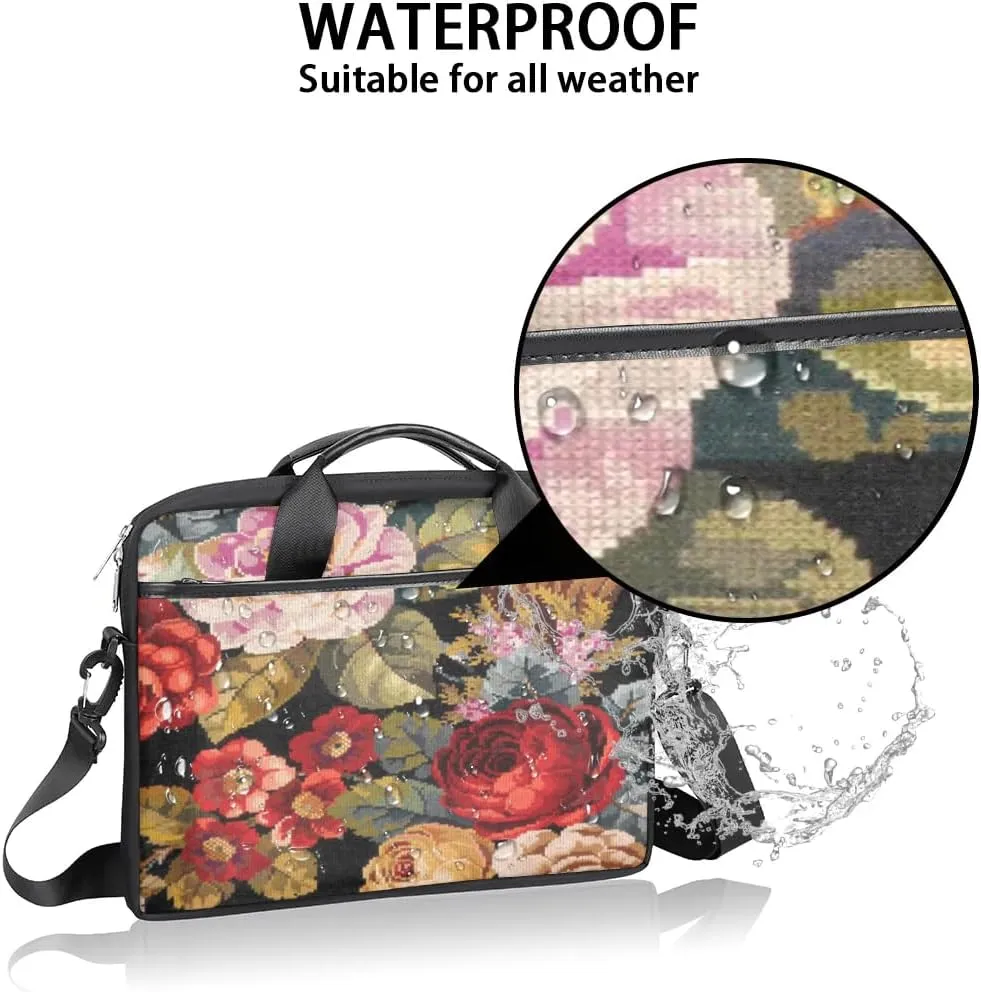 Laptop Shoulder Bag for 13-15 Inch Waterproof Laptop Sleeve Case Bag Slim Computer Carry Case Computer Cases for Laptops