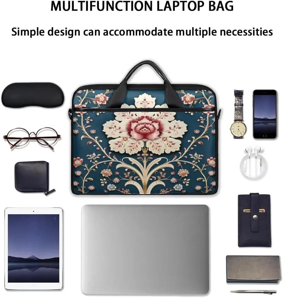 Laptop Shoulder Bag for 13-15 Inch Waterproof Laptop Sleeve Case Bag Slim Computer Carry Case Computer Cases for Laptops