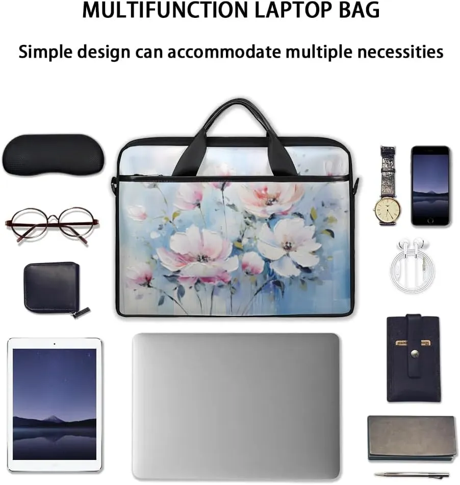 Laptop Shoulder Bag for 13-15 Inch Waterproof Laptop Sleeve Case Bag Slim Computer Carry Case Computer Cases for Laptops