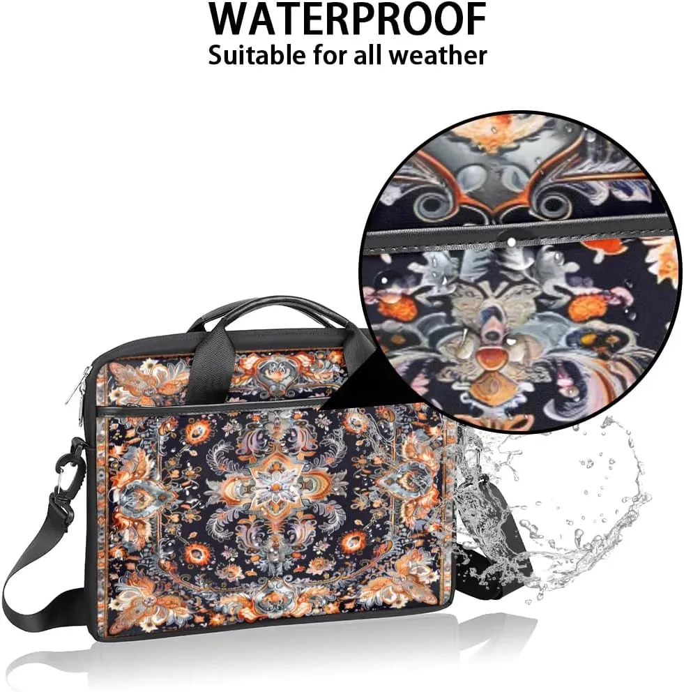 Laptop Shoulder Bag for 13-15 Inch Waterproof Laptop Sleeve Case Bag Slim Computer Carry Case Computer Cases for Laptops