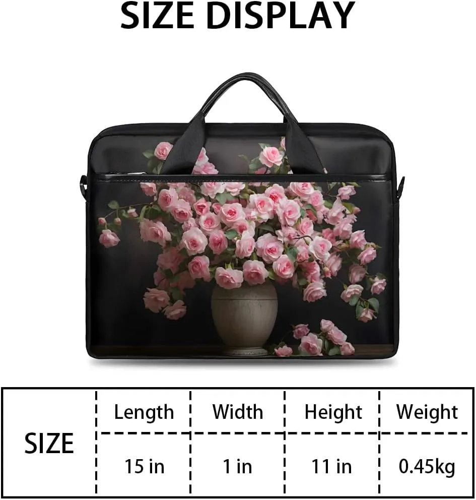 Laptop Shoulder Bag for 13-15 Inch Waterproof Laptop Sleeve Case Bag Slim Computer Carry Case Computer Cases for Laptops