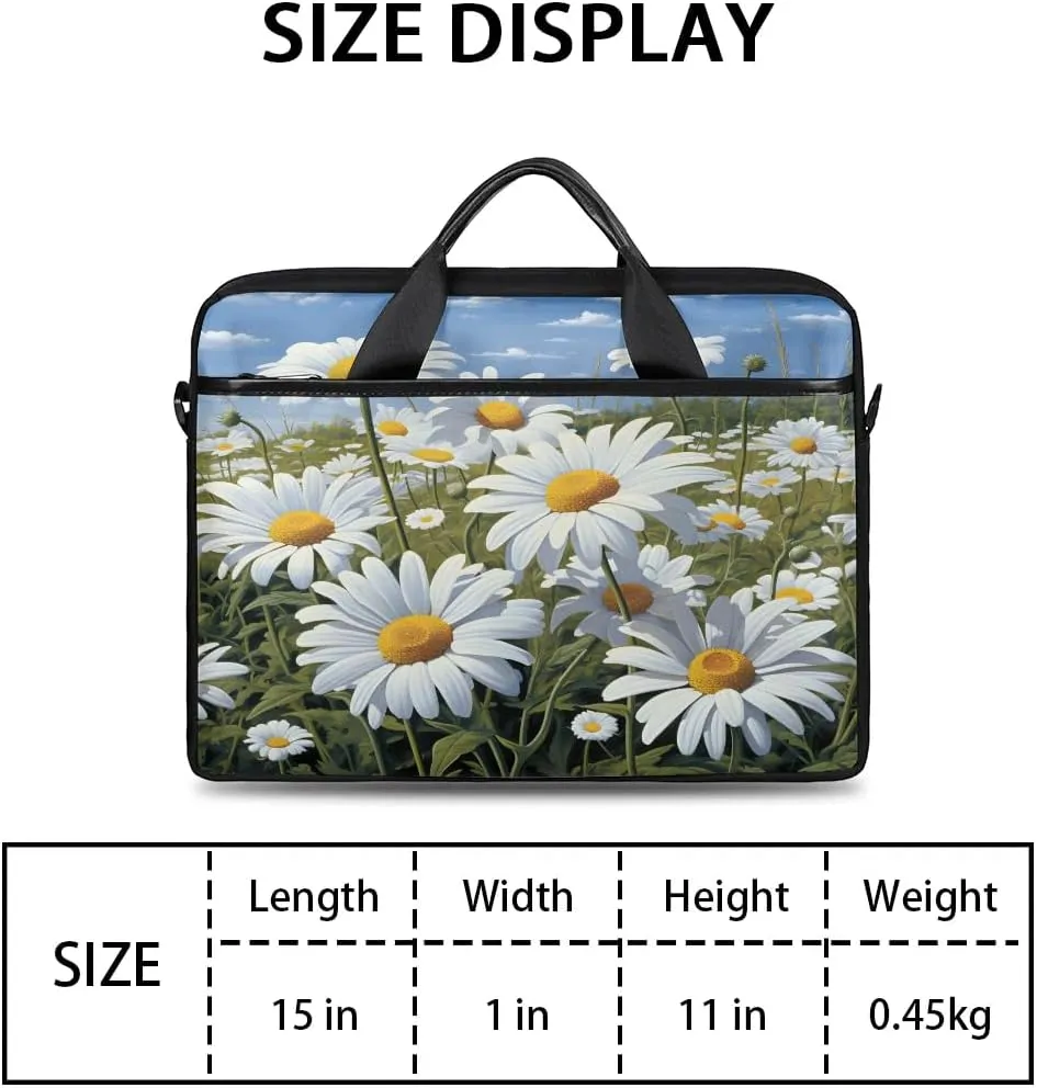 Laptop Shoulder Bag for 13-15 Inch Waterproof Laptop Sleeve Case Bag Slim Computer Carry Case Computer Cases for Laptops