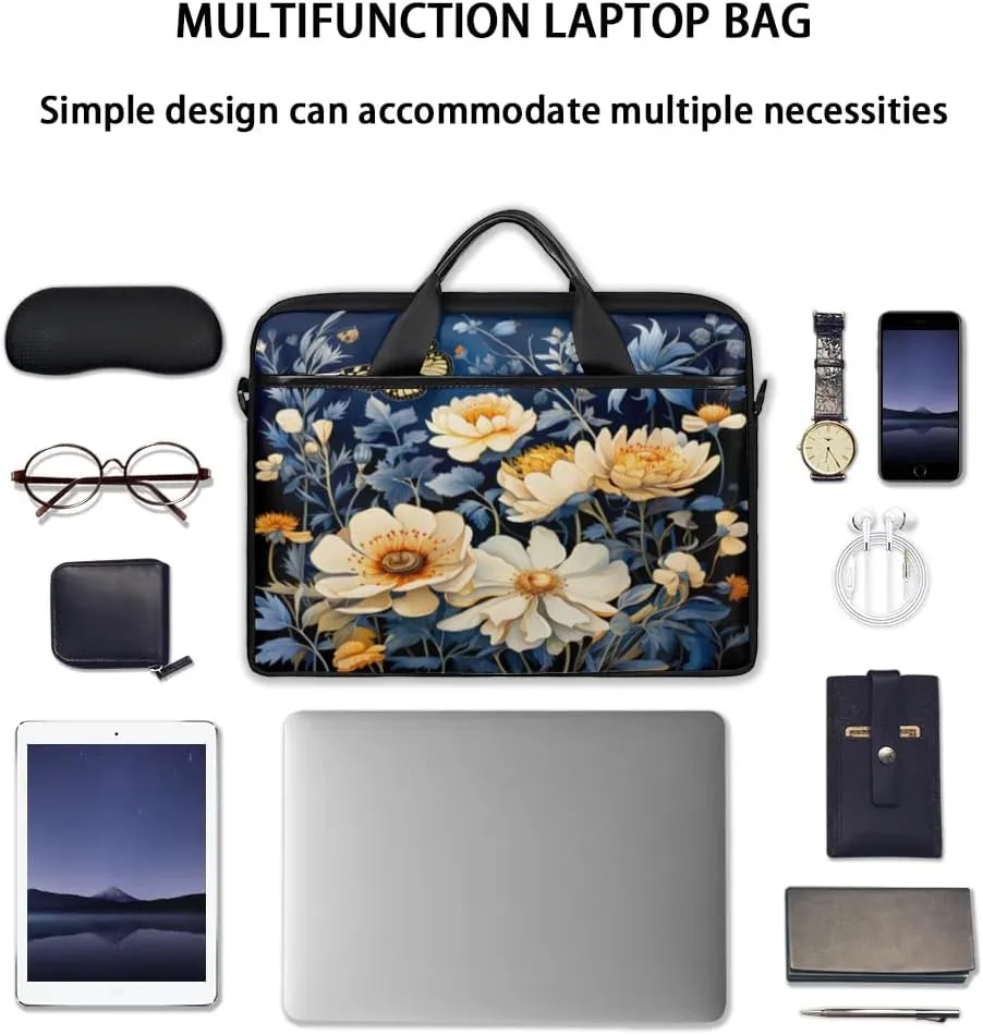 Laptop Shoulder Bag for 13-15 Inch Waterproof Laptop Sleeve Case Bag Slim Computer Carry Case Computer Cases for Laptops
