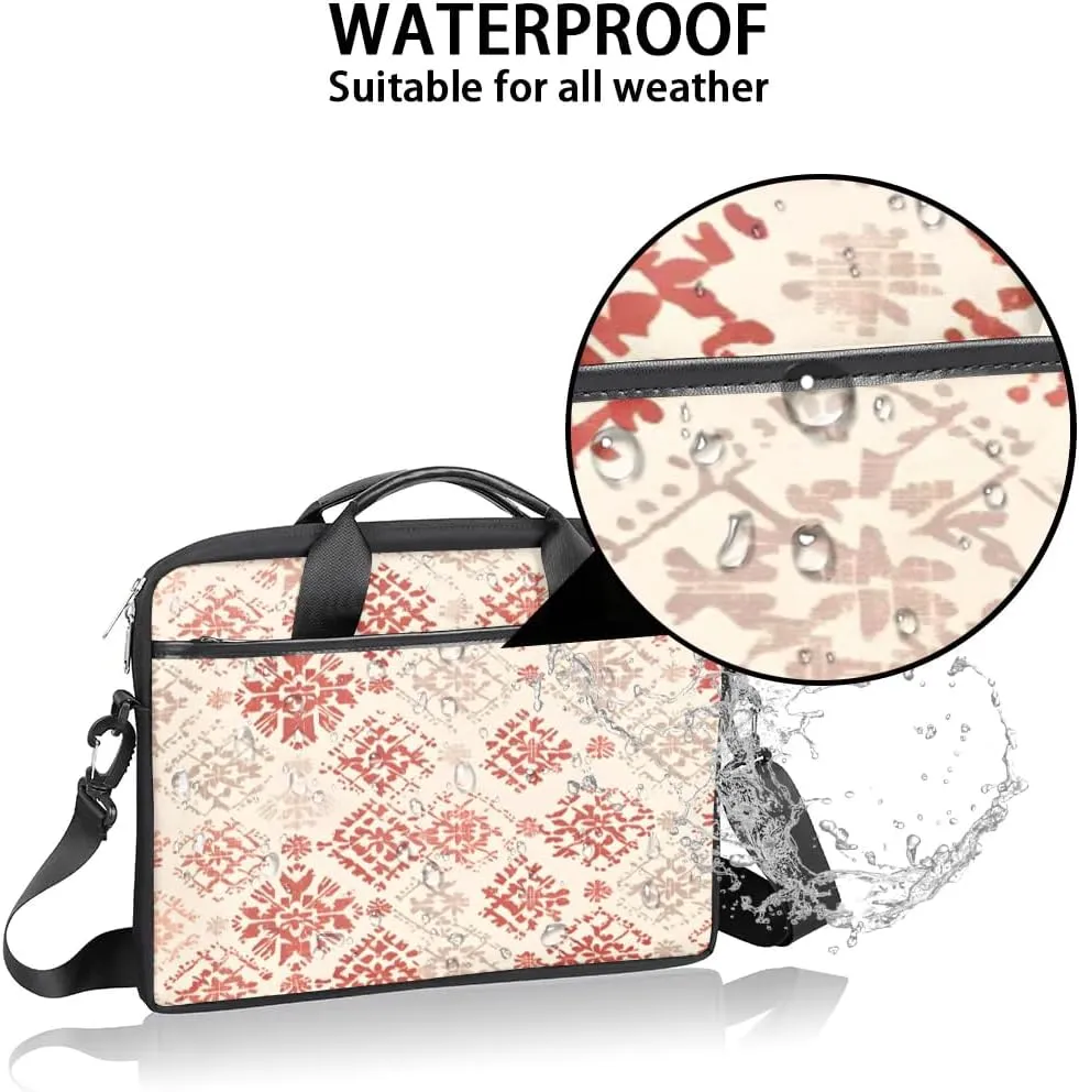 Laptop Shoulder Bag for 13-15 Inch Waterproof Laptop Sleeve Case Bag Slim Computer Carry Case Computer Cases for Laptops