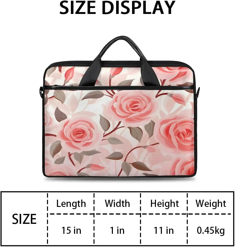 Laptop Shoulder Bag for 13-15 Inch Waterproof Laptop Sleeve Case Bag Slim Computer Carry Case Computer Cases for Laptops