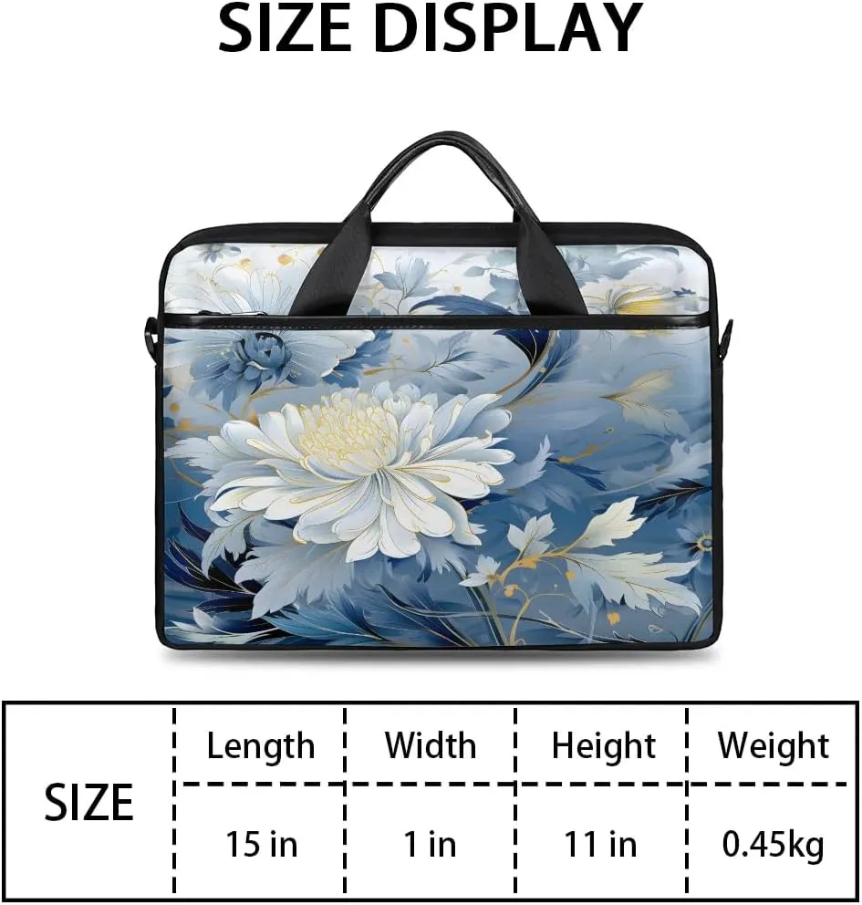 Laptop Shoulder Bag for 13-15 Inch Waterproof Laptop Sleeve Case Bag Slim Computer Carry Case Computer Cases for Laptops