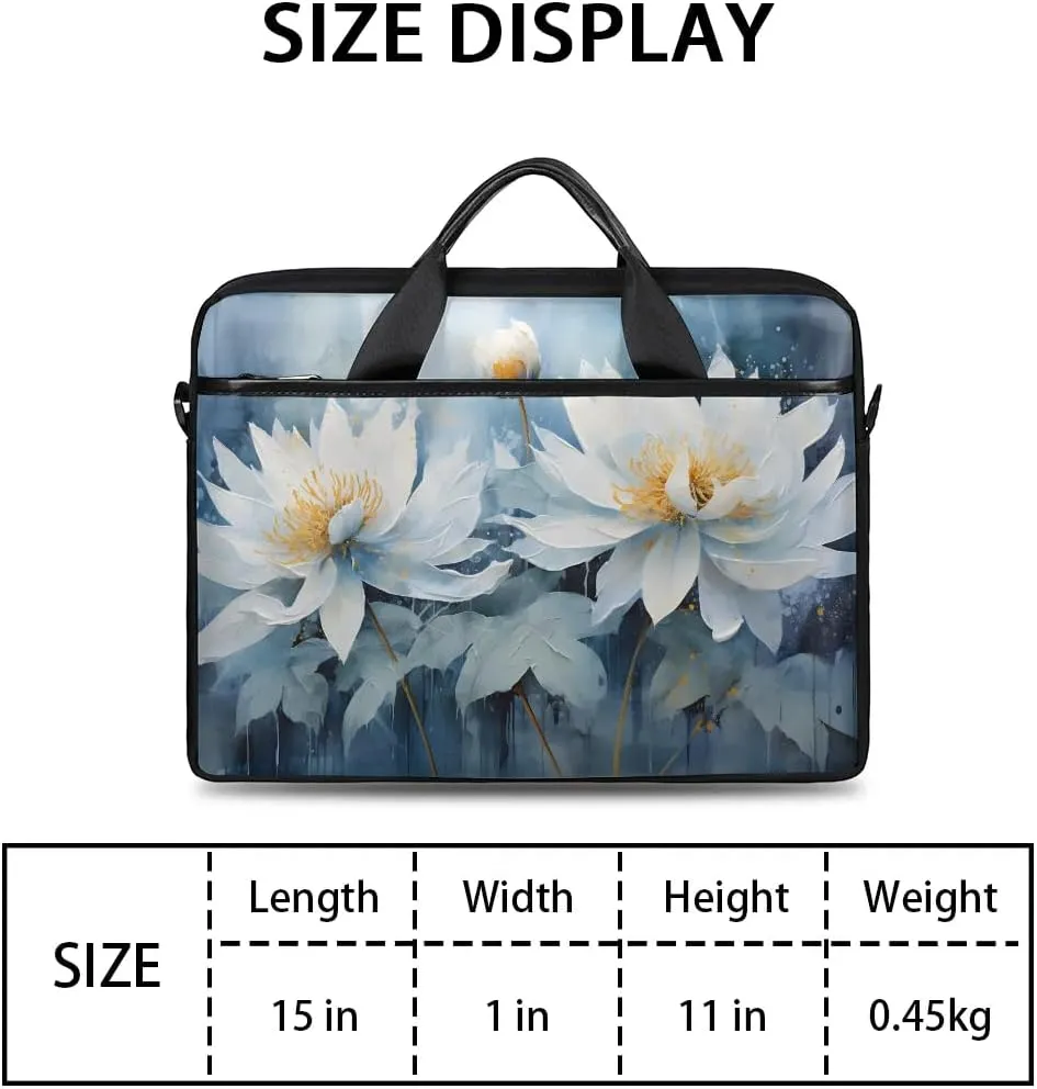 Laptop Shoulder Bag for 13-15 Inch Waterproof Laptop Sleeve Case Bag Slim Computer Carry Case Computer Cases for Laptops
