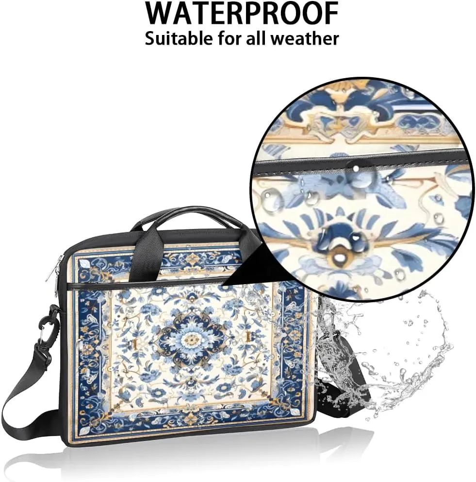 Laptop Shoulder Bag for 13-15 Inch Waterproof Laptop Sleeve Case Bag Slim Computer Carry Case Computer Cases for Laptops