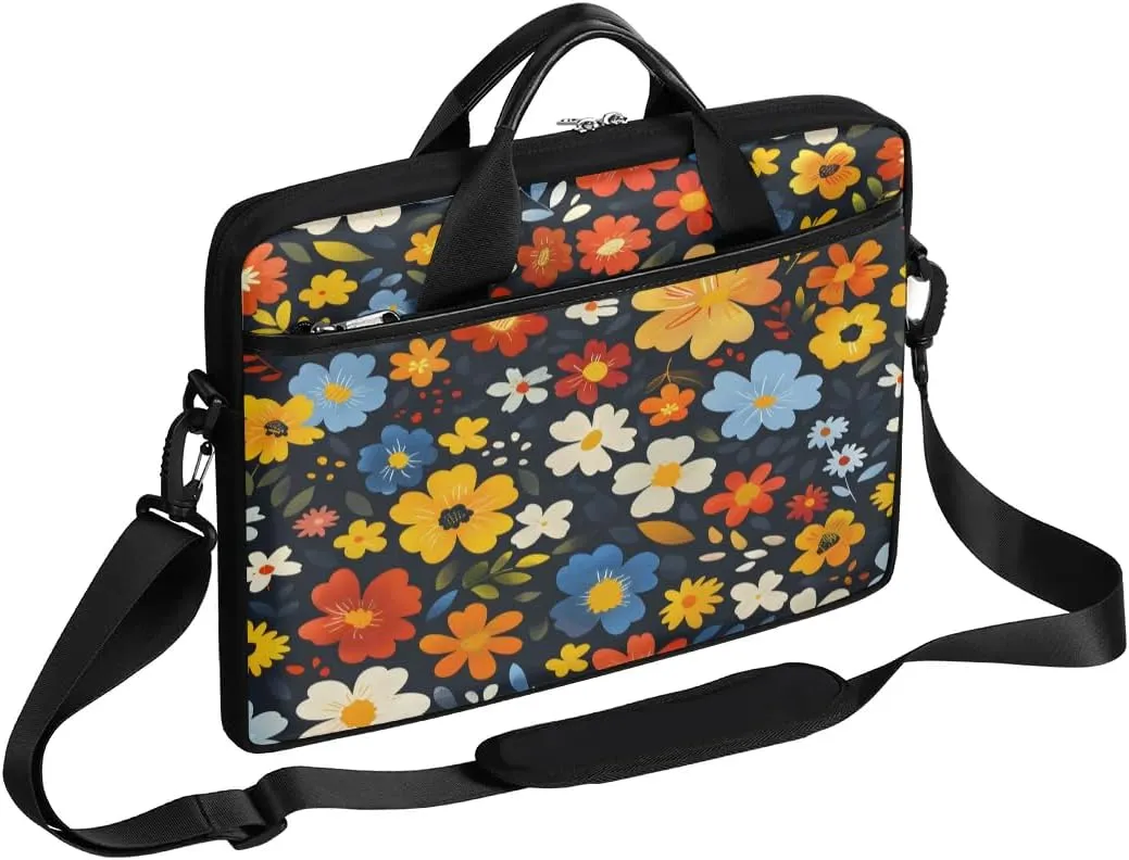 Laptop Shoulder Bag for 13-15 Inch Waterproof Laptop Sleeve Case Bag Slim Computer Carry Case Computer Cases for Laptops
