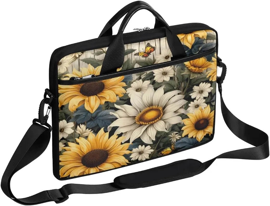 Laptop Shoulder Bag for 13-15 Inch Waterproof Laptop Sleeve Case Bag Slim Computer Carry Case Computer Cases for Laptops