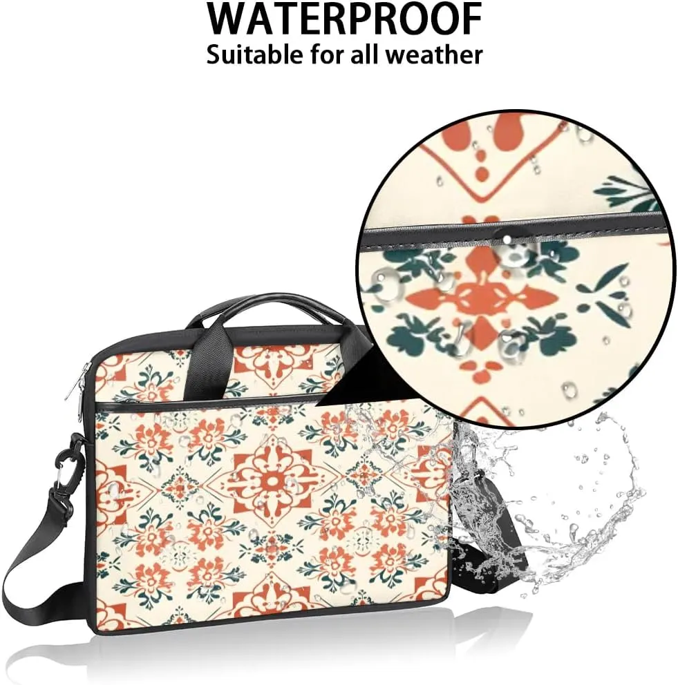 Laptop Shoulder Bag for 13-15 Inch Waterproof Laptop Sleeve Case Bag Slim Computer Carry Case Computer Cases for Laptops