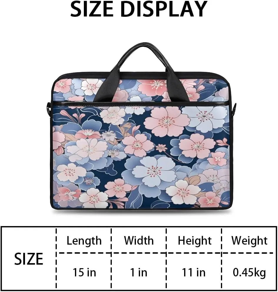 Laptop Shoulder Bag for 13-15 Inch Waterproof Laptop Sleeve Case Bag Slim Computer Carry Case Computer Cases for Laptops