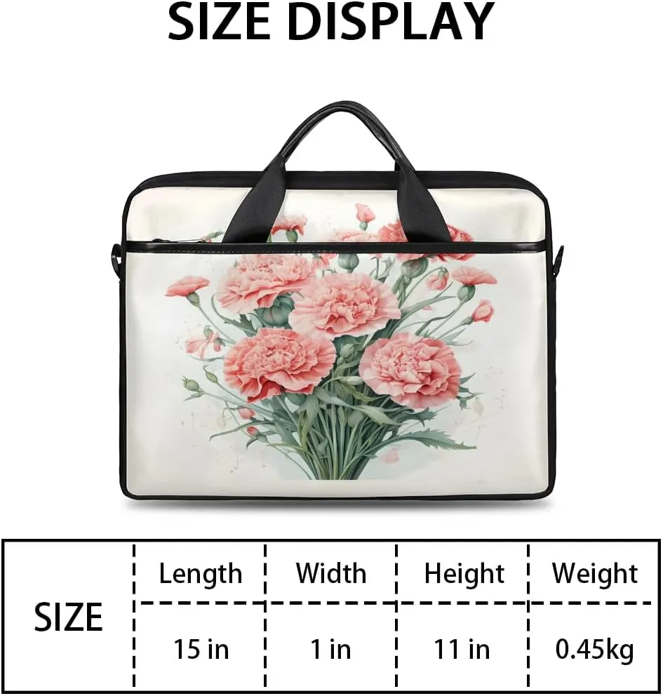 Laptop Shoulder Bag for 13-15 Inch Waterproof Laptop Sleeve Case Bag Slim Computer Carry Case Computer Cases for Laptops