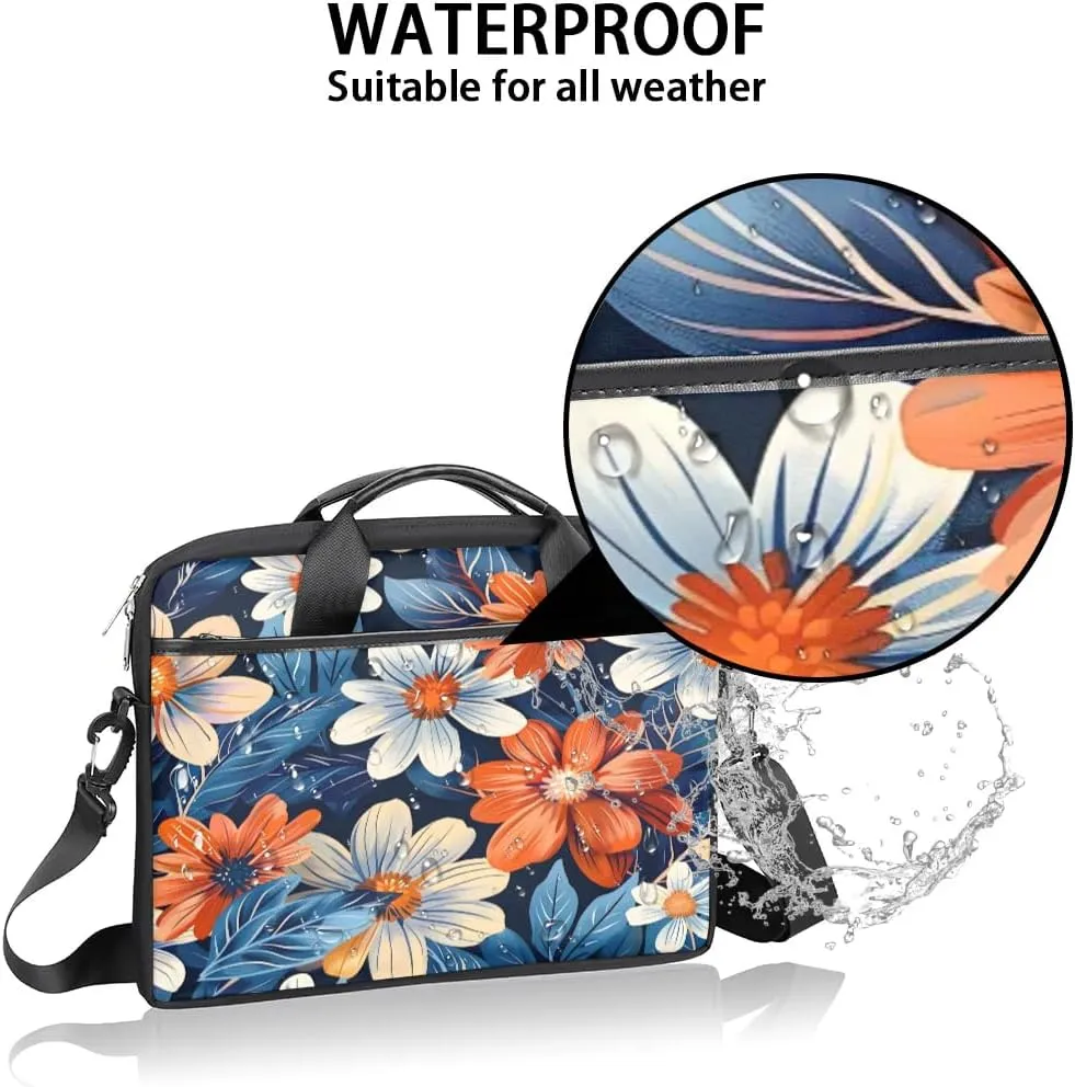 Laptop Shoulder Bag for 13-15 Inch Waterproof Laptop Sleeve Case Bag Slim Computer Carry Case Computer Cases for Laptops