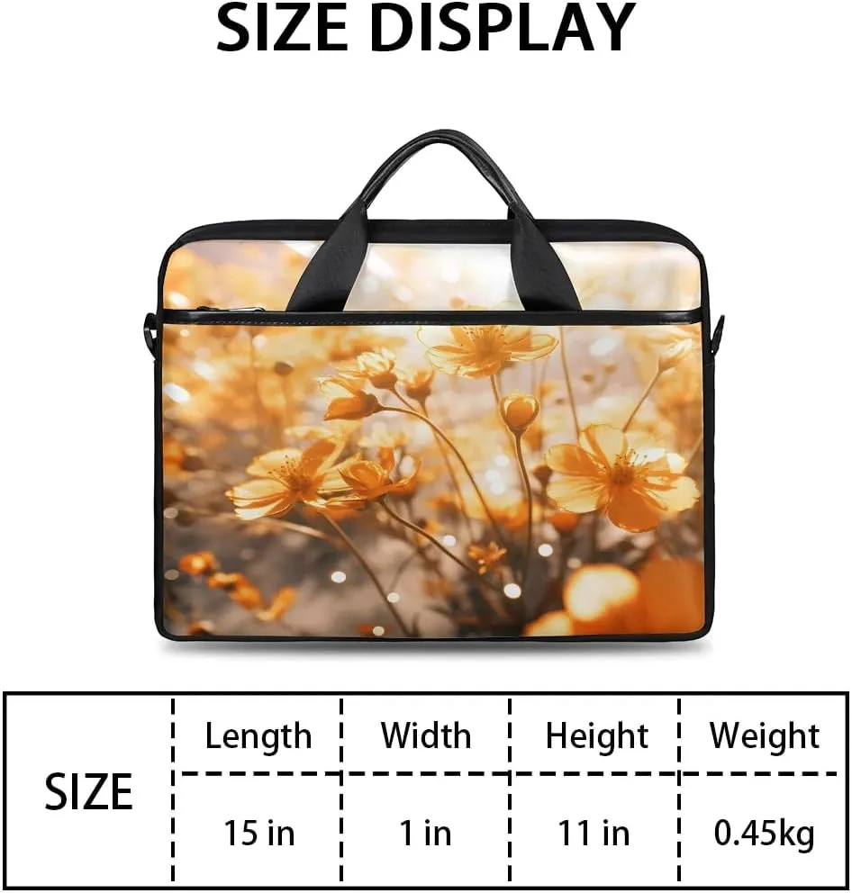 Laptop Shoulder Bag for 13-15 Inch Waterproof Laptop Sleeve Case Bag Slim Computer Carry Case Computer Cases for Laptops