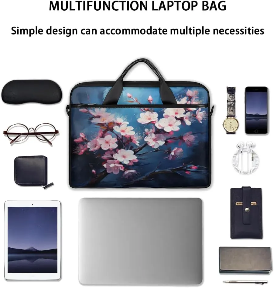 Laptop Shoulder Bag for 13-15 Inch Waterproof Laptop Sleeve Case Bag Slim Computer Carry Case Computer Cases for Laptops