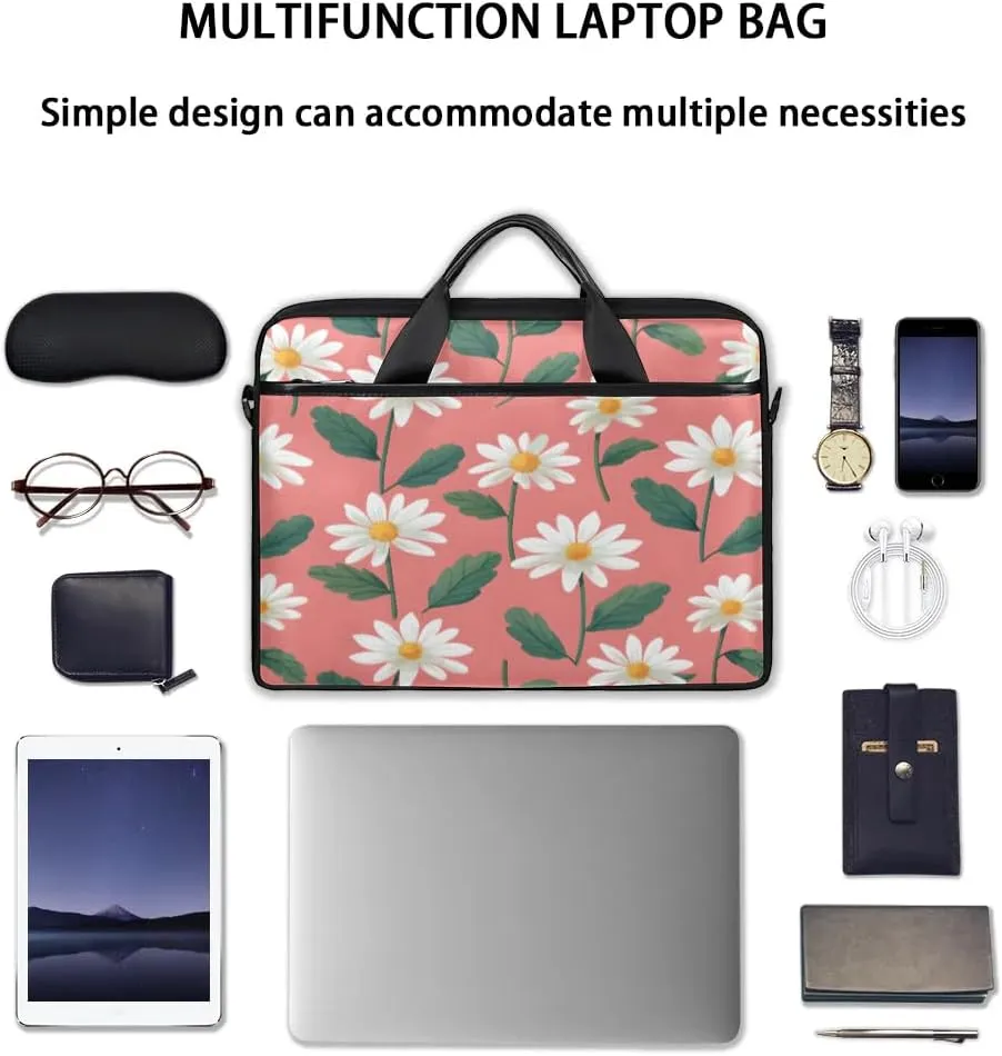 Laptop Shoulder Bag for 13-15 Inch Waterproof Laptop Sleeve Case Bag Slim Computer Carry Case Computer Cases for Laptops