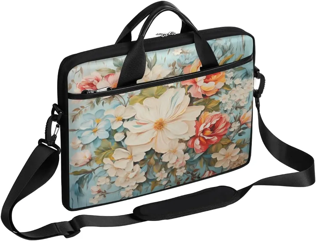 Laptop Shoulder Bag for 13-15 Inch Waterproof Laptop Sleeve Case Bag Slim Computer Carry Case Computer Cases for Laptops