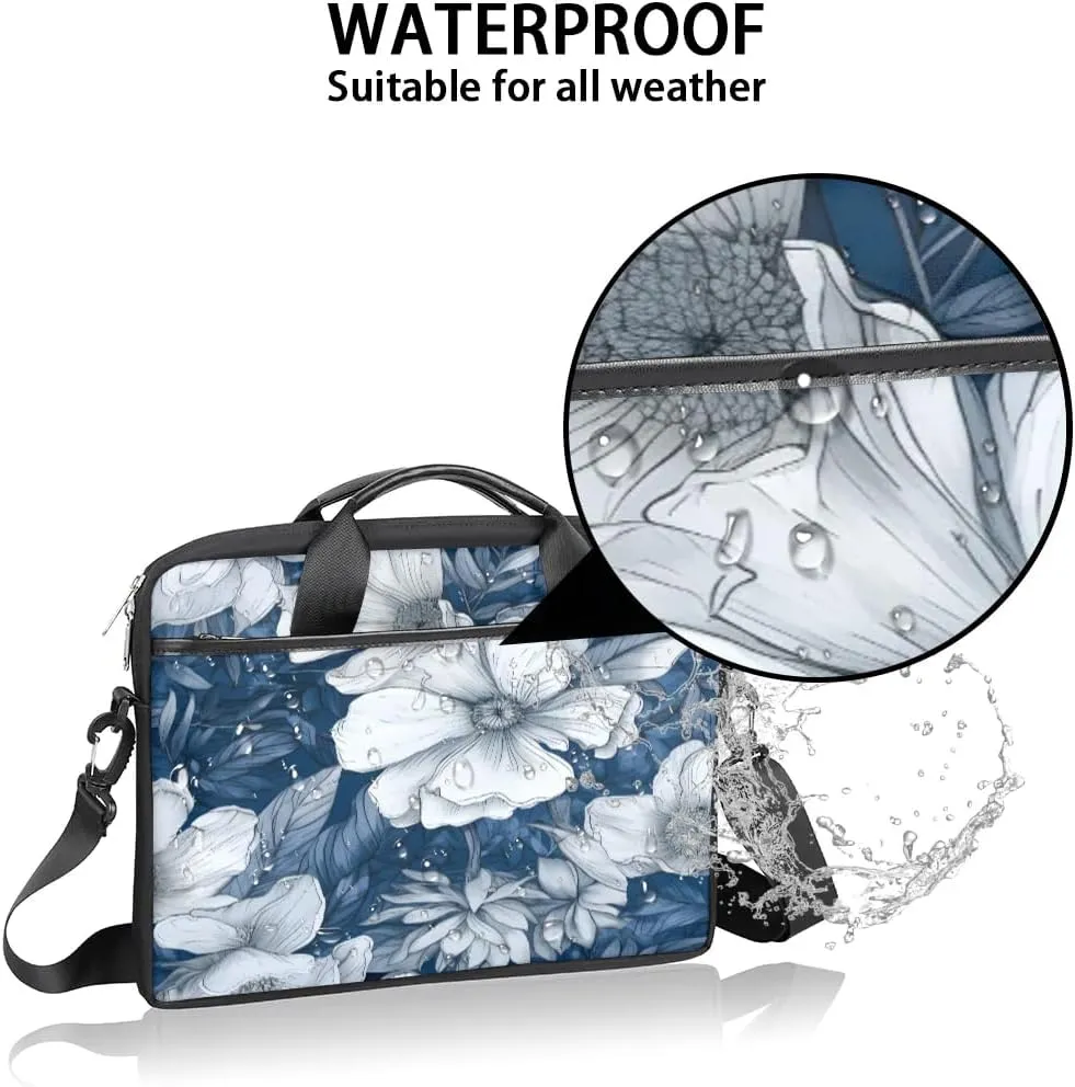 Laptop Shoulder Bag for 13-15 Inch Waterproof Laptop Sleeve Case Bag Slim Computer Carry Case Computer Cases for Laptops