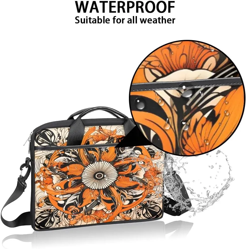 Laptop Shoulder Bag for 13-15 Inch Waterproof Laptop Sleeve Case Bag Slim Computer Carry Case Computer Cases for Laptops