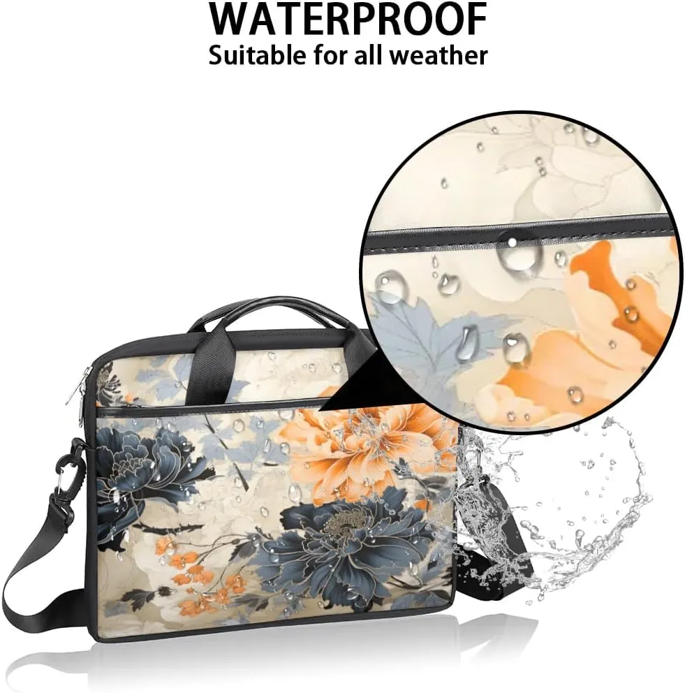 Laptop Shoulder Bag for 13-15 Inch Waterproof Laptop Sleeve Case Bag Slim Computer Carry Case Computer Cases for Laptops