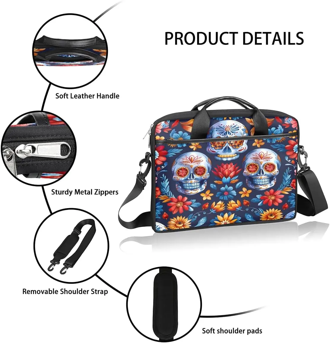 Laptop Shoulder Bag for 13-15 Inch Waterproof Laptop Sleeve Case Bag Slim Computer Carry Case Computer Cases for Laptops