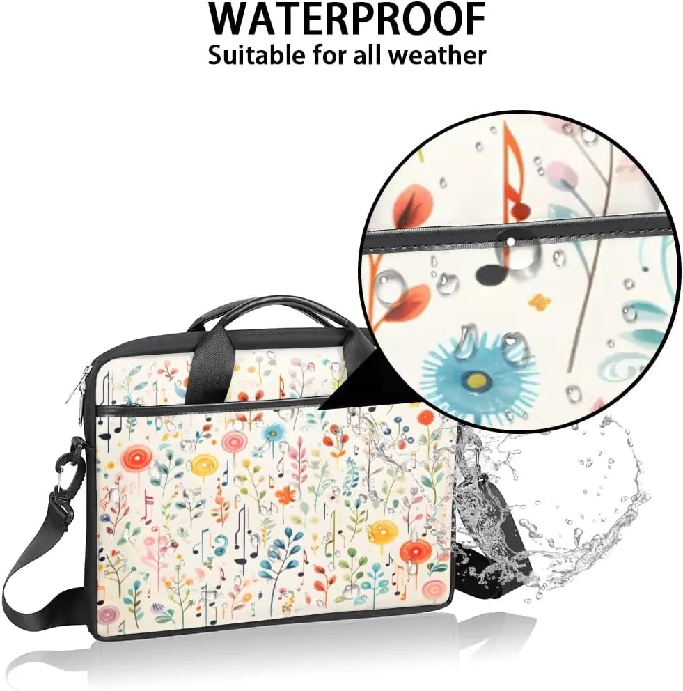 Laptop Shoulder Bag for 13-15 Inch Waterproof Laptop Sleeve Case Bag Slim Computer Carry Case Computer Cases for Laptops