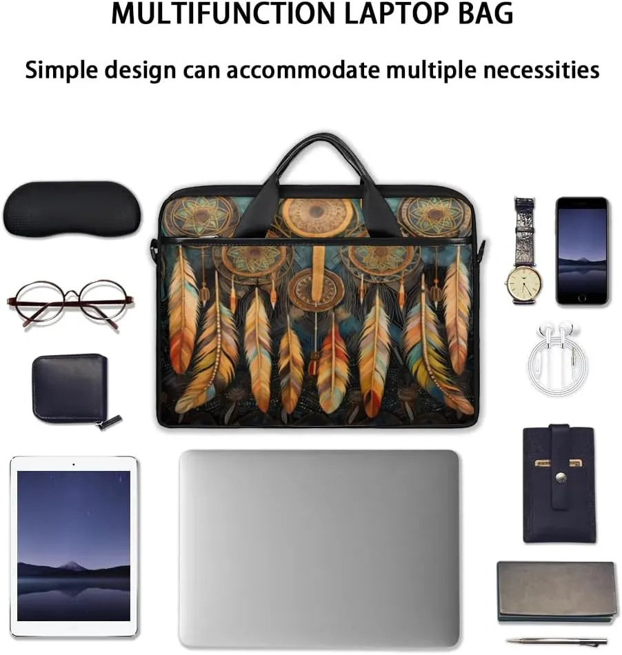 Laptop Shoulder Bag for 13-15 Inch Waterproof Laptop Sleeve Case Bag Slim Computer Carry Case Computer Cases for Laptops