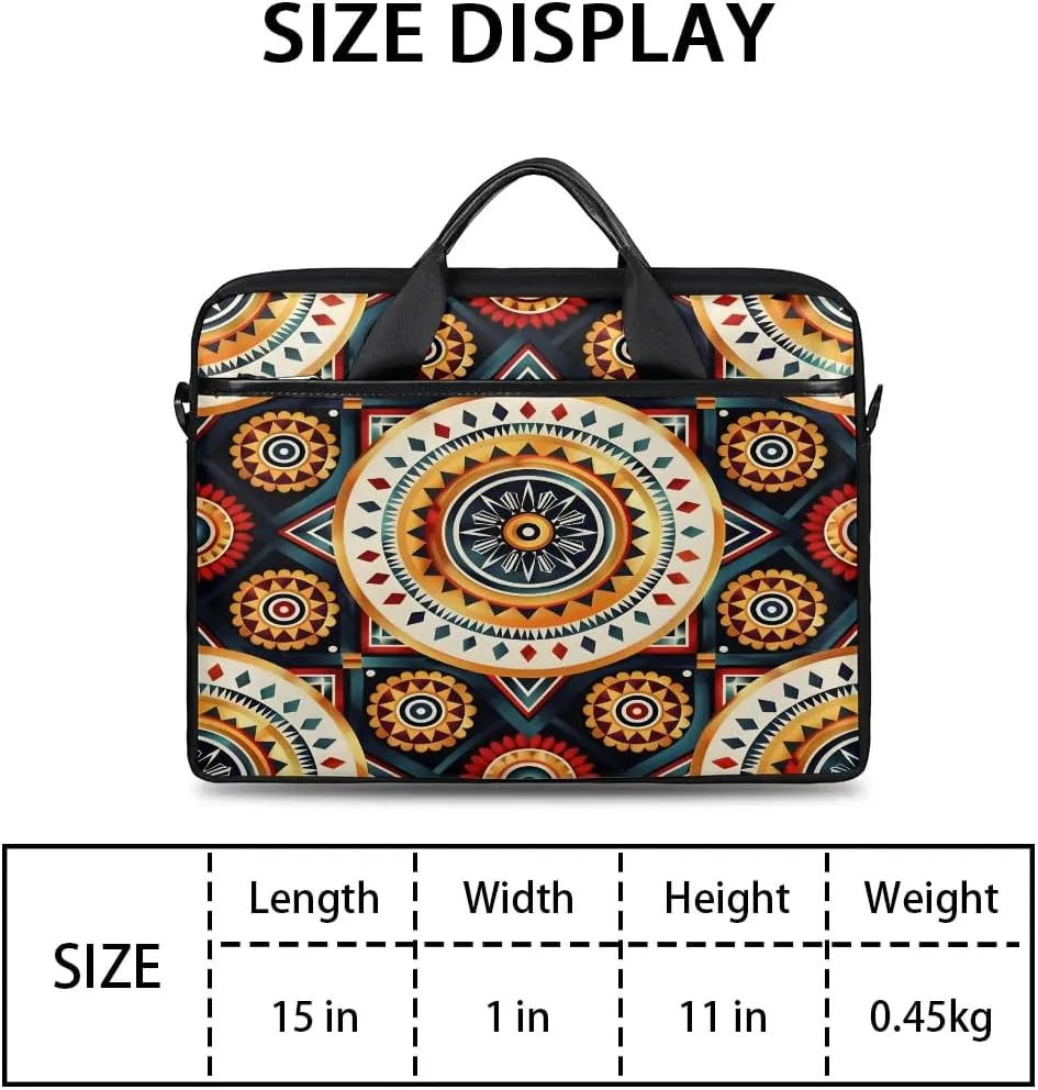 Laptop Shoulder Bag for 13-15 Inch Waterproof Laptop Sleeve Case Bag Slim Computer Carry Case Computer Cases for Laptops