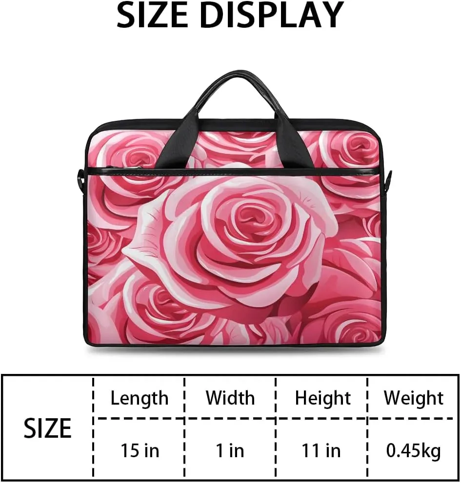 Laptop Shoulder Bag for 13-15 Inch Waterproof Laptop Sleeve Case Bag Slim Computer Carry Case Computer Cases for Laptops