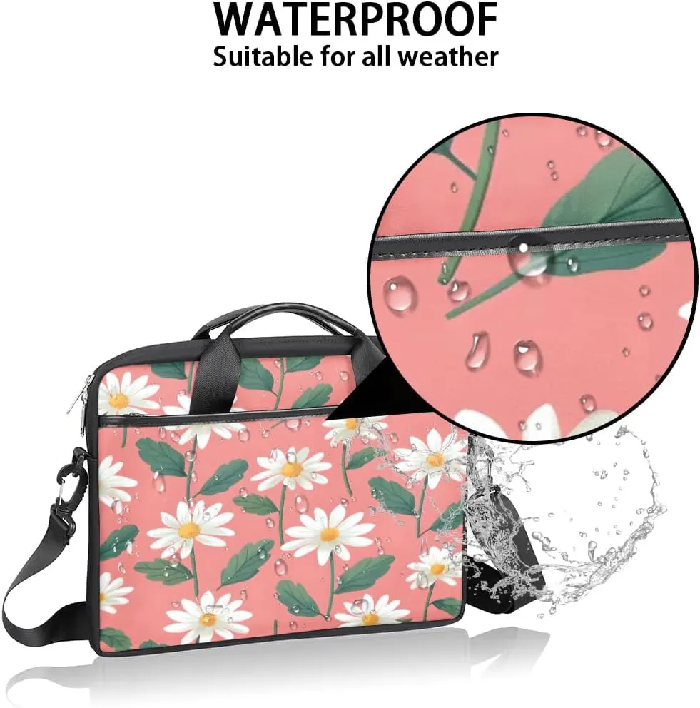 Laptop Shoulder Bag for 13-15 Inch Waterproof Laptop Sleeve Case Bag Slim Computer Carry Case Computer Cases for Laptops