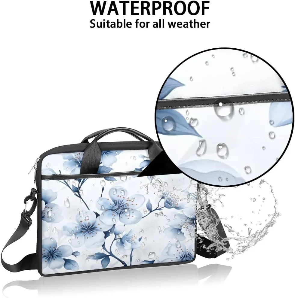 Laptop Shoulder Bag for 13-15 Inch Waterproof Laptop Sleeve Case Bag Slim Computer Carry Case Computer Cases for Laptops