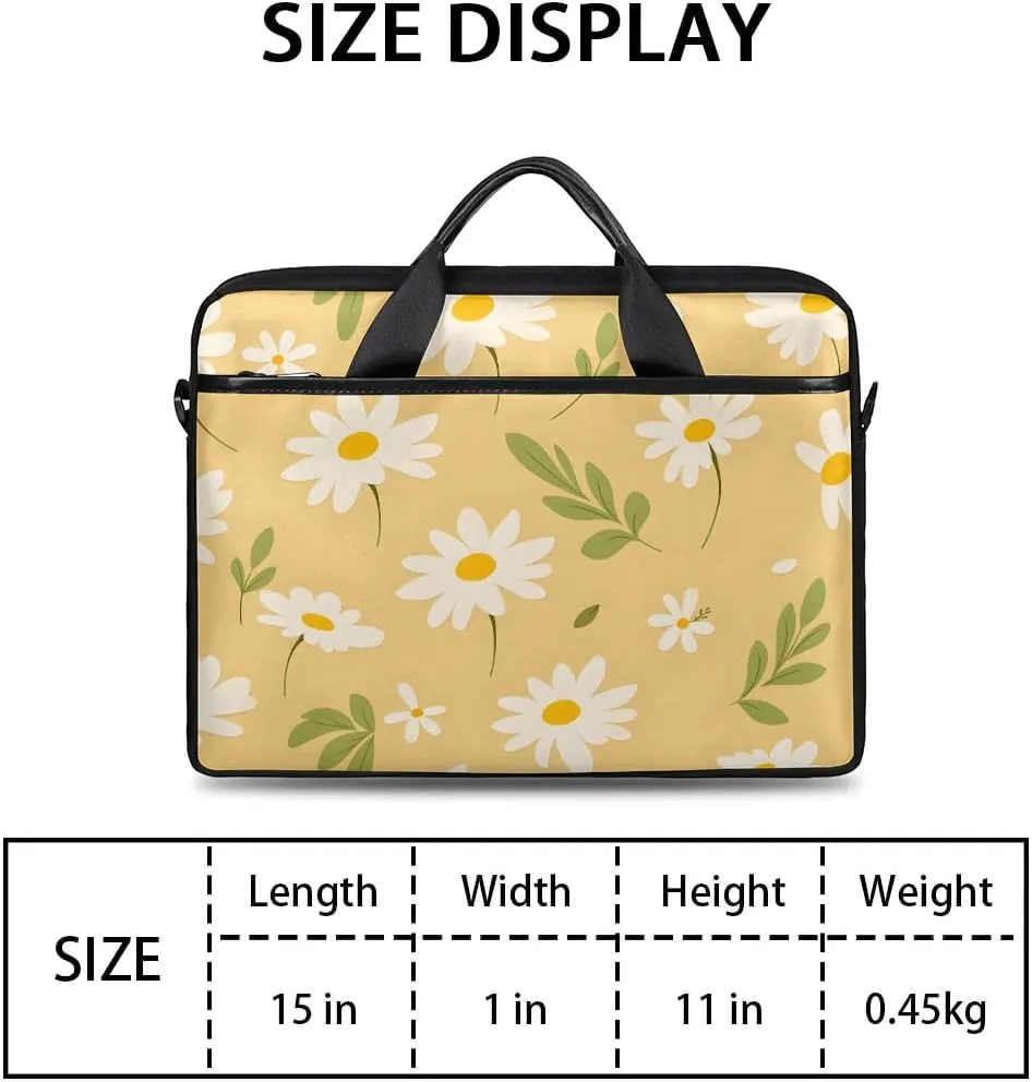 Laptop Shoulder Bag for 13-15 Inch Waterproof Laptop Sleeve Case Bag Slim Computer Carry Case Computer Cases for Laptops