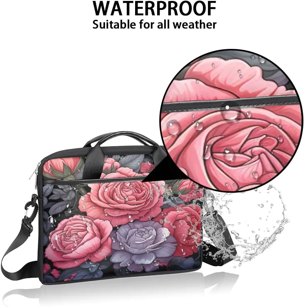Laptop Shoulder Bag for 13-15 Inch Waterproof Laptop Sleeve Case Bag Slim Computer Carry Case Computer Cases for Laptops